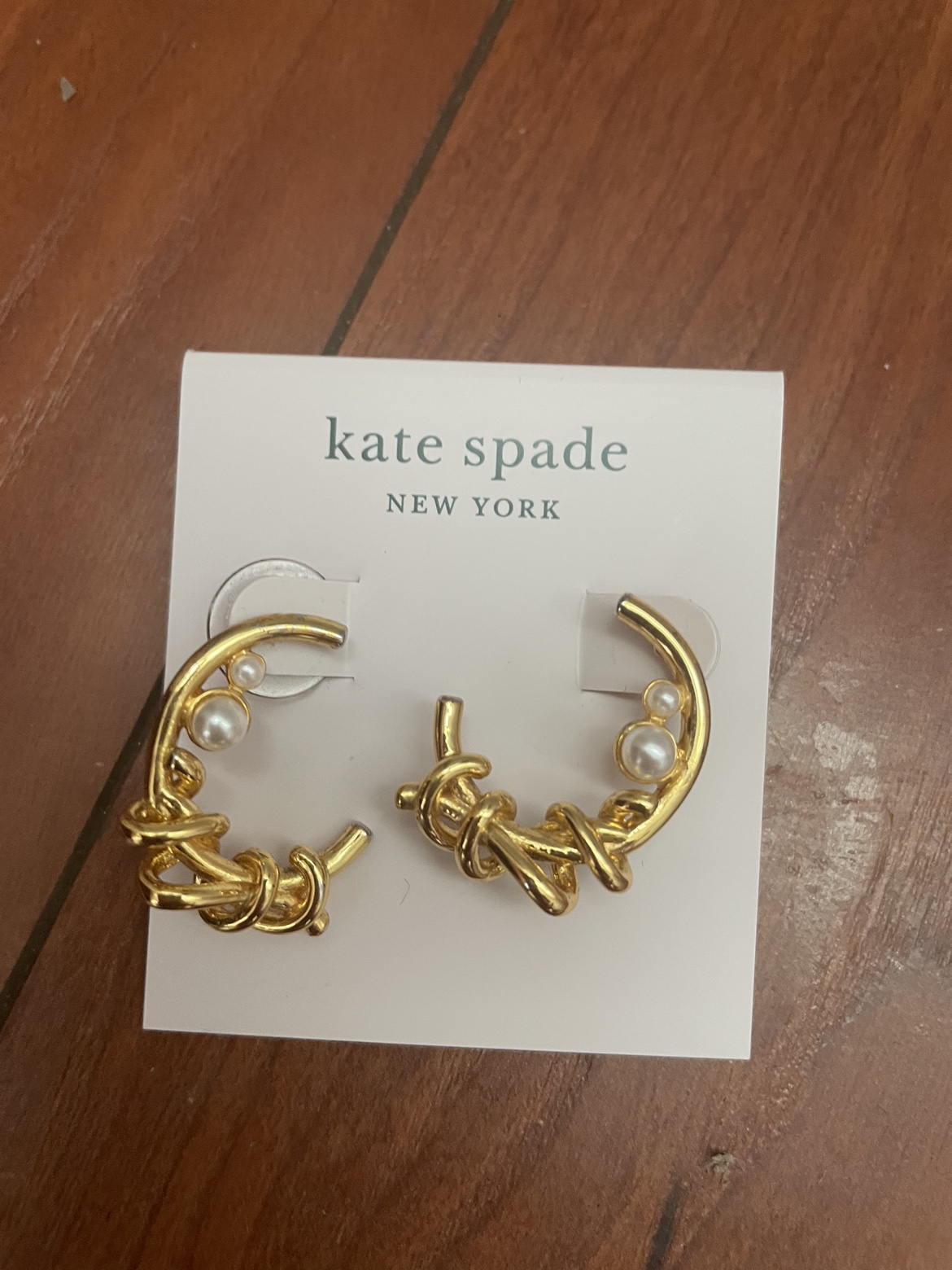Kade spade earrings