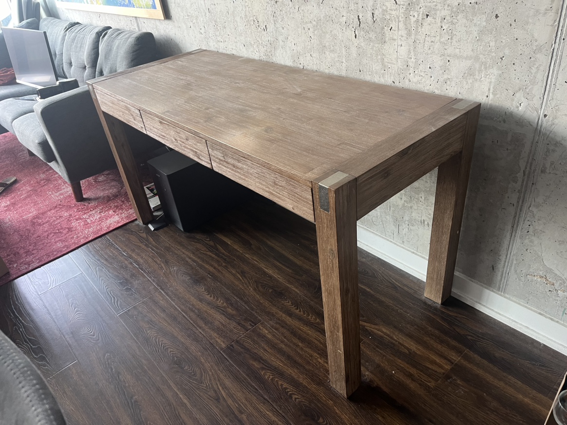 Wooden Desk - photo 2
