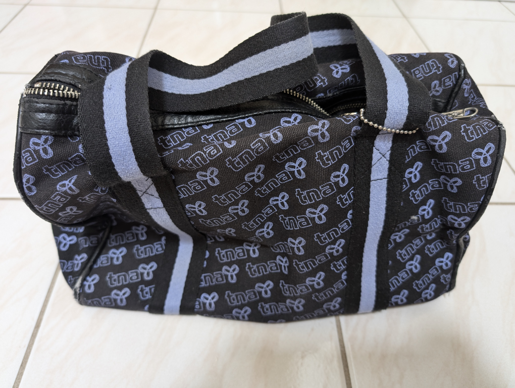 TNA  Black and Purple Mini Duffle Bag image indicator(2)