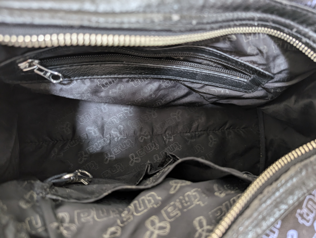 TNA  Black and Purple Mini Duffle Bag image indicator(3)