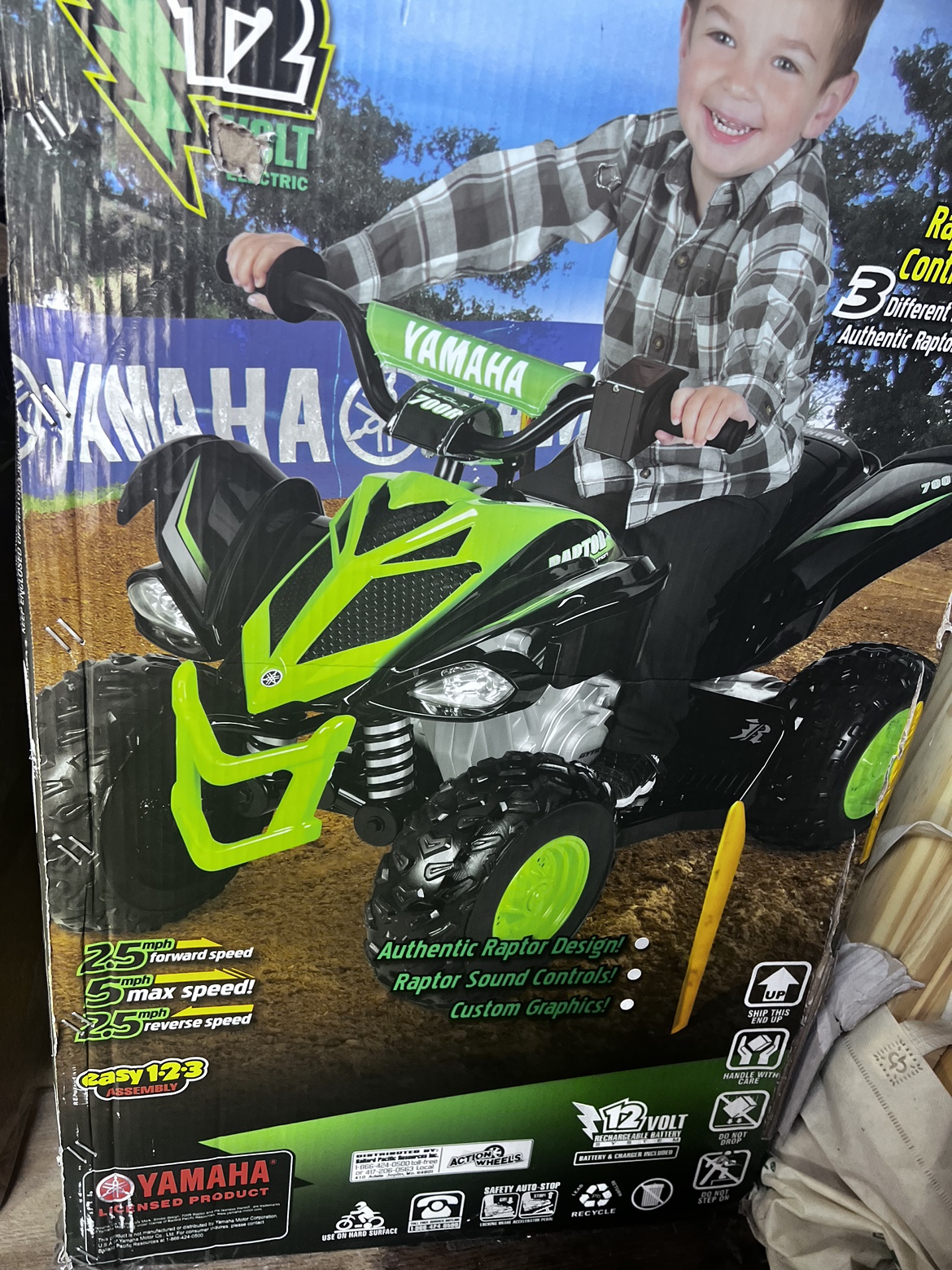 Yamaha licensed Raptor 12v - photo 2