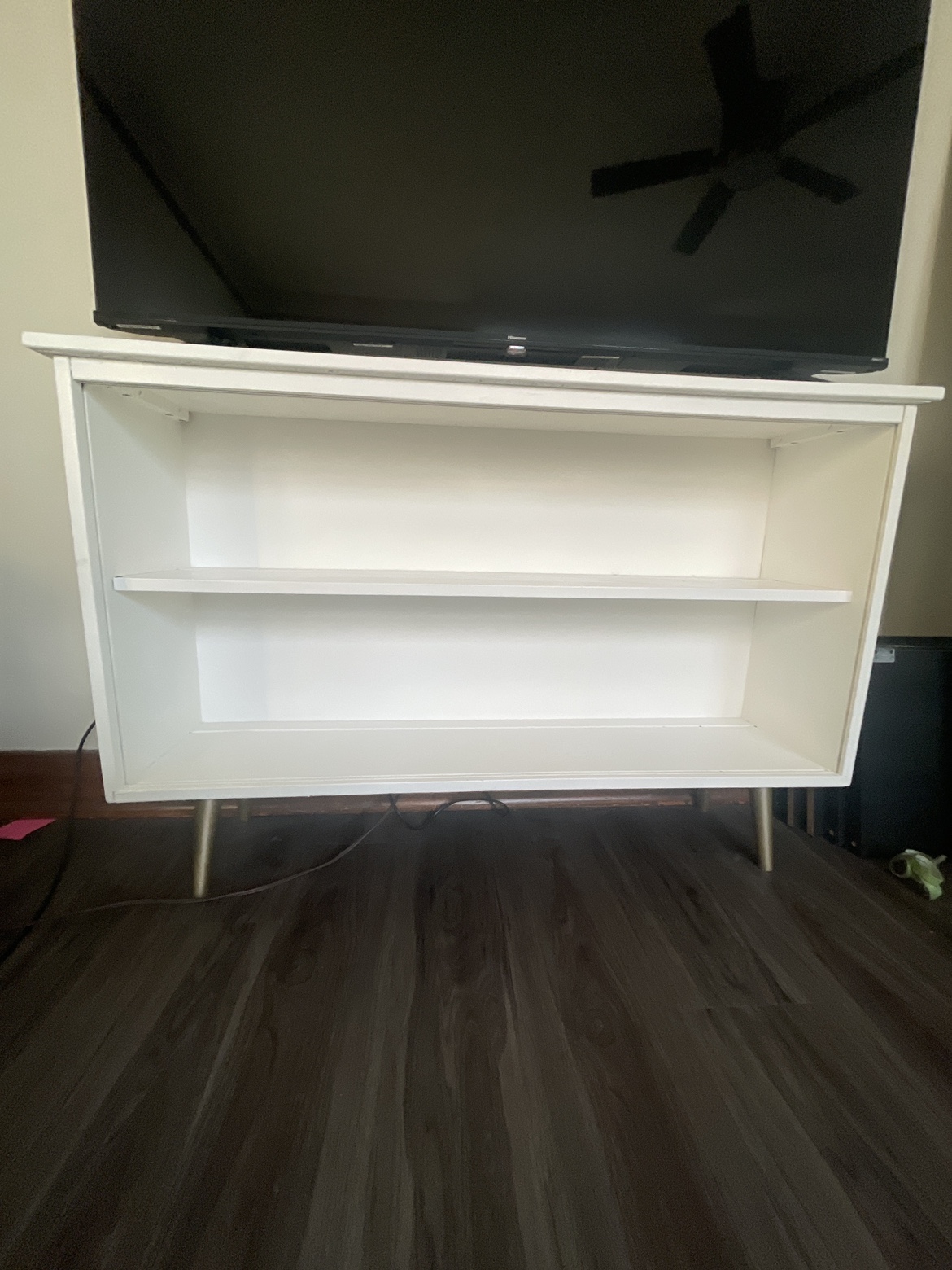 White shelf / TV stand - photo 2