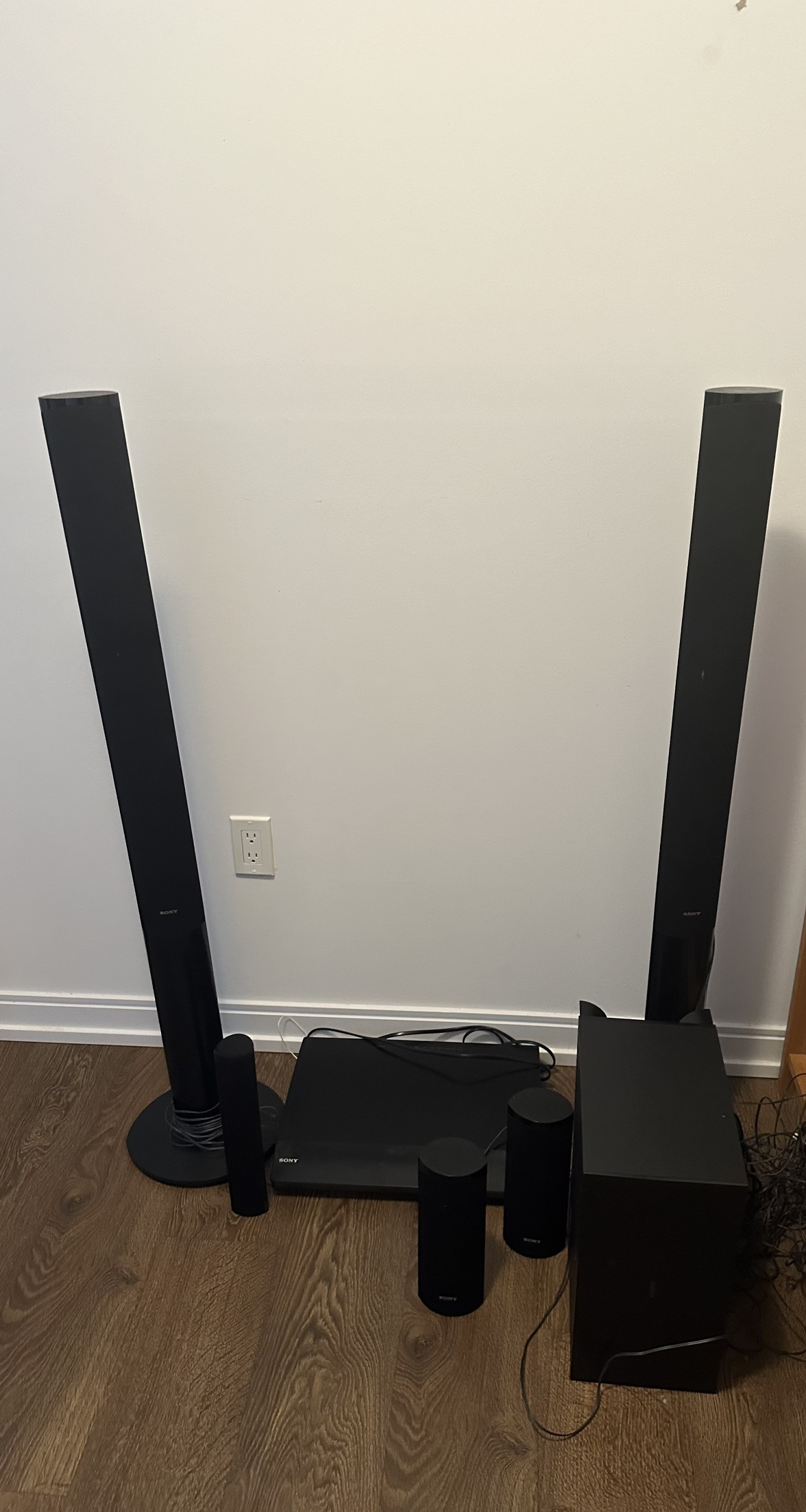 Sony Home Movie Theater  ss-tsb108 Surround Sound System Speaker - photo 2