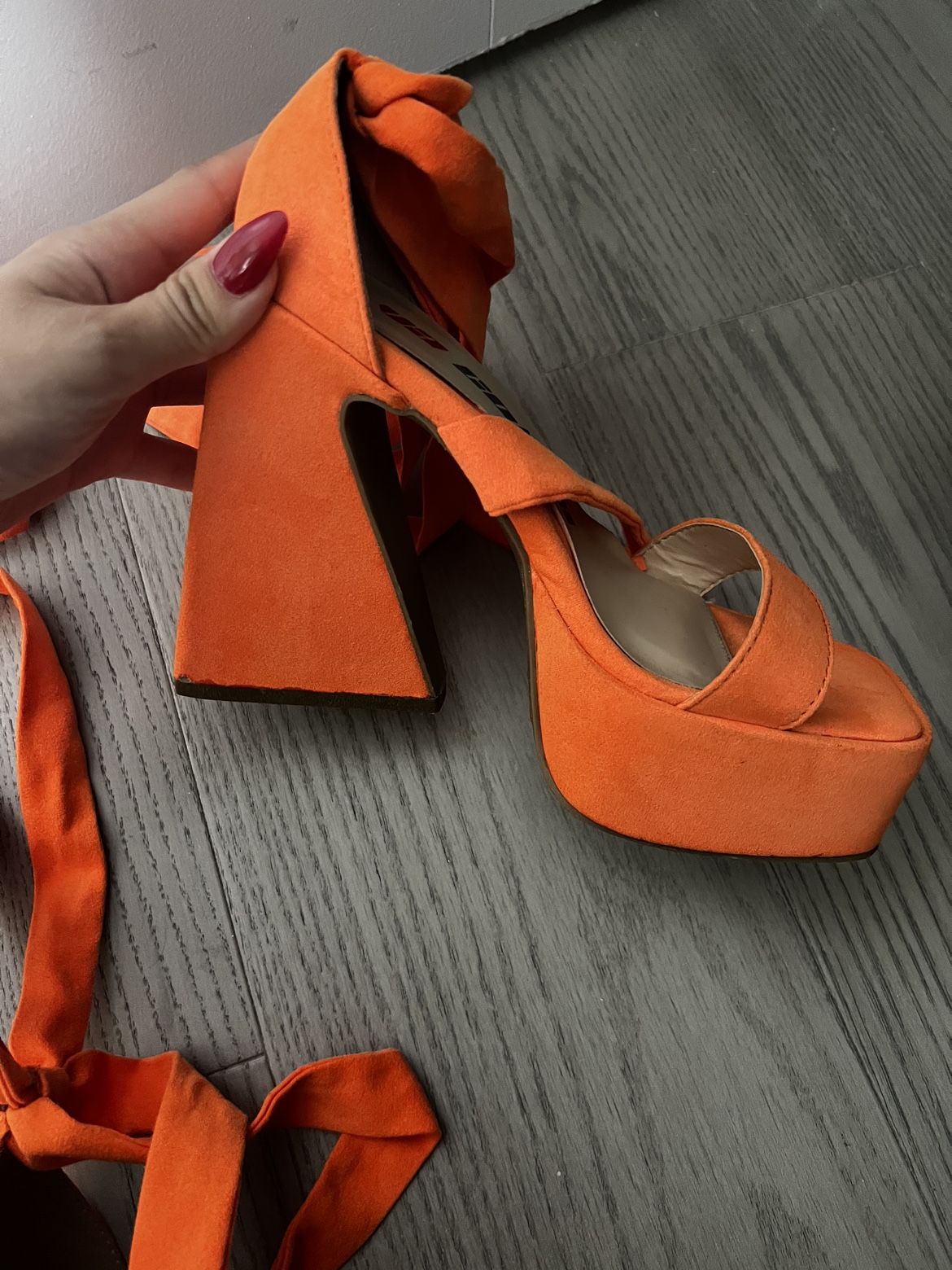 Orange Platform Heels image indicator(3)