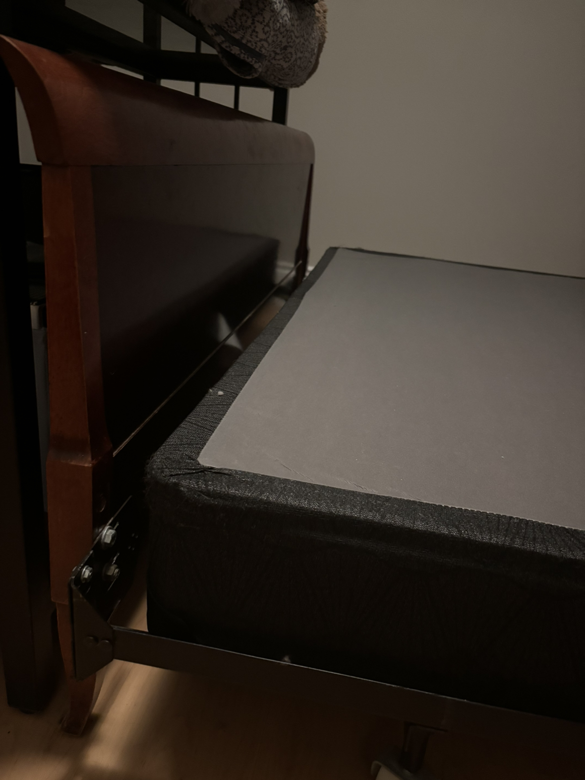 Queen Size Wooden Bed moving sale image indicator(3)