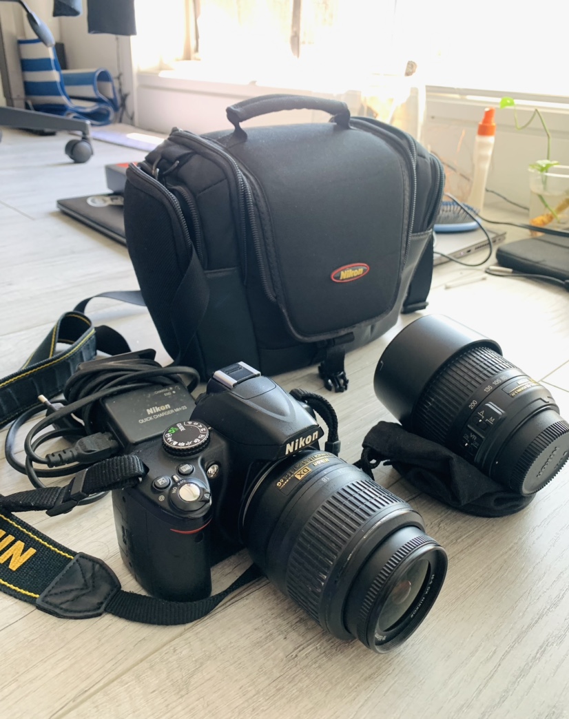 Nikon D3000 DSLR Camera with Lenses