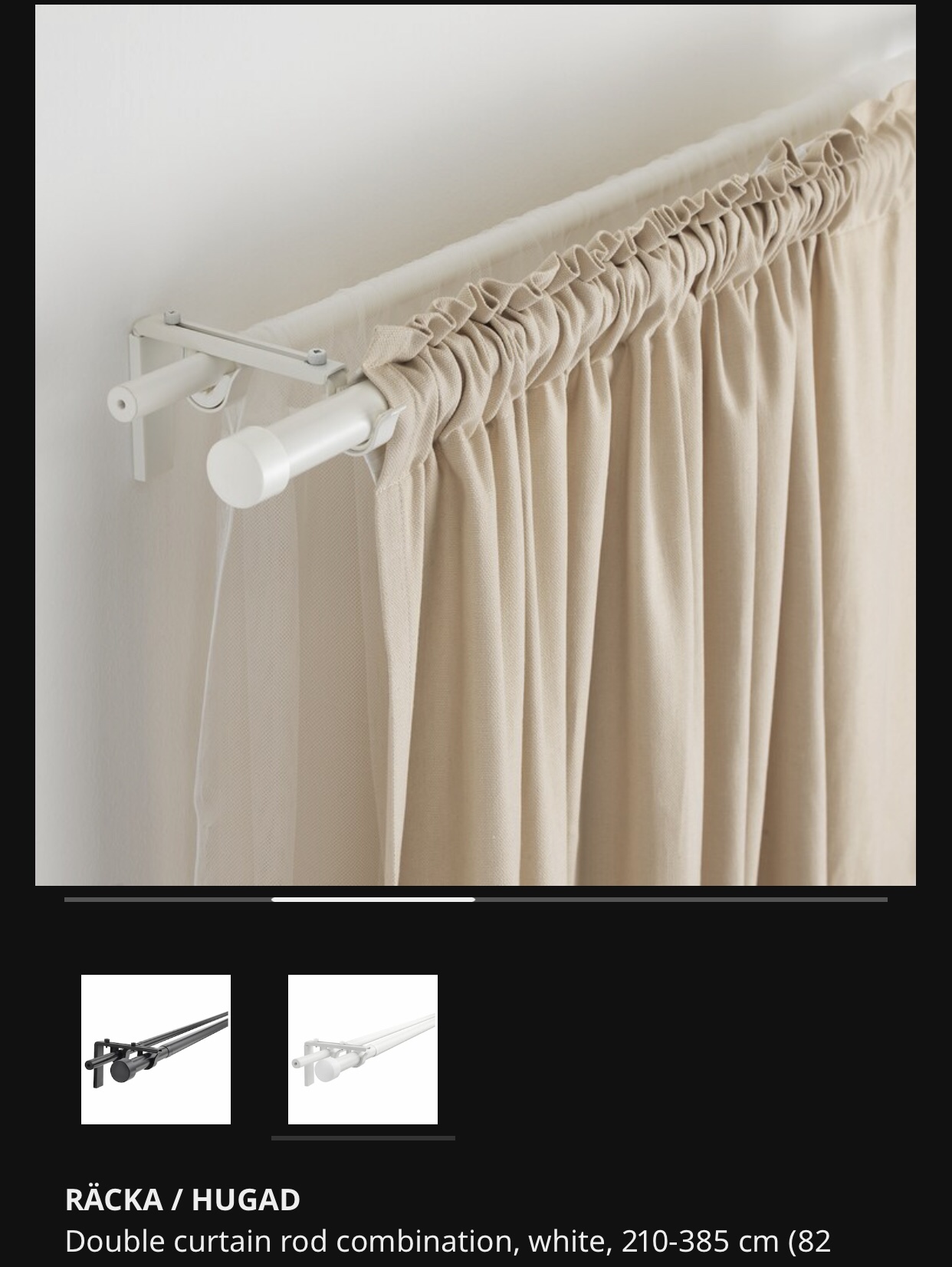 Ikea blackout curtain set - photo 4
