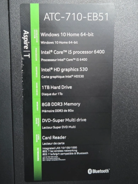 Acer Desktop Computer no monitor - photo 2