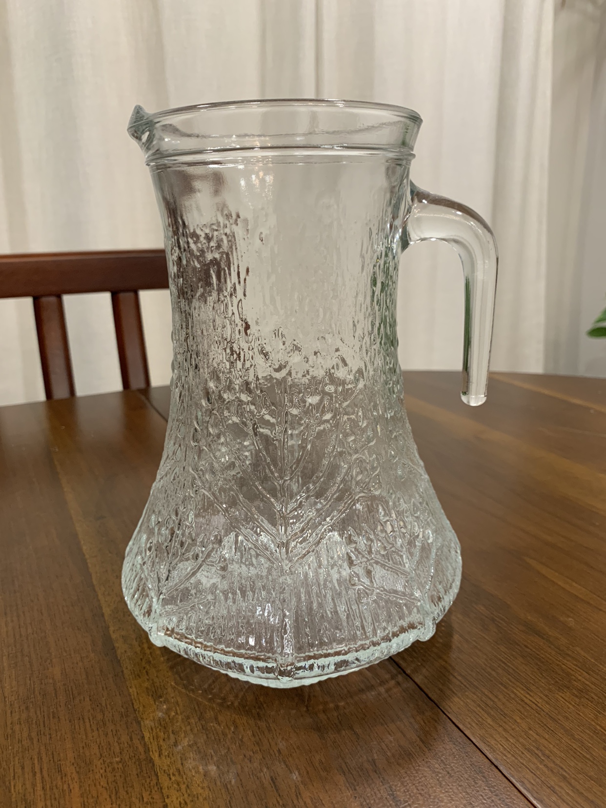 Lasisepat Cow Parsley 6 Cup Crystal Pitcher and Two Glasses image indicator(5)
