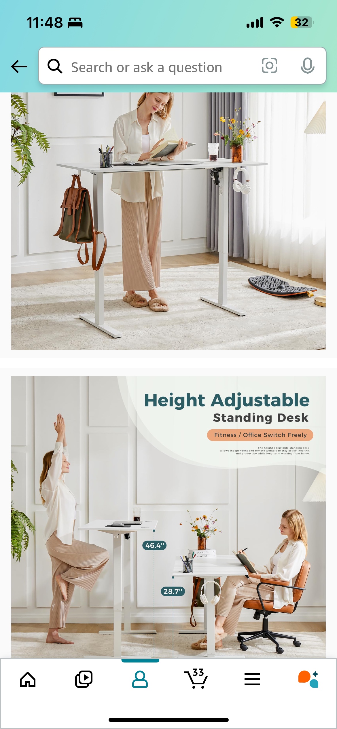 Electric Height Adjustable Standing Desk - photo 4