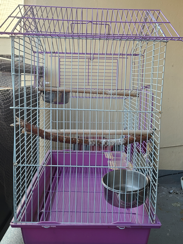 Purple and White Bird Cage image indicator(6)