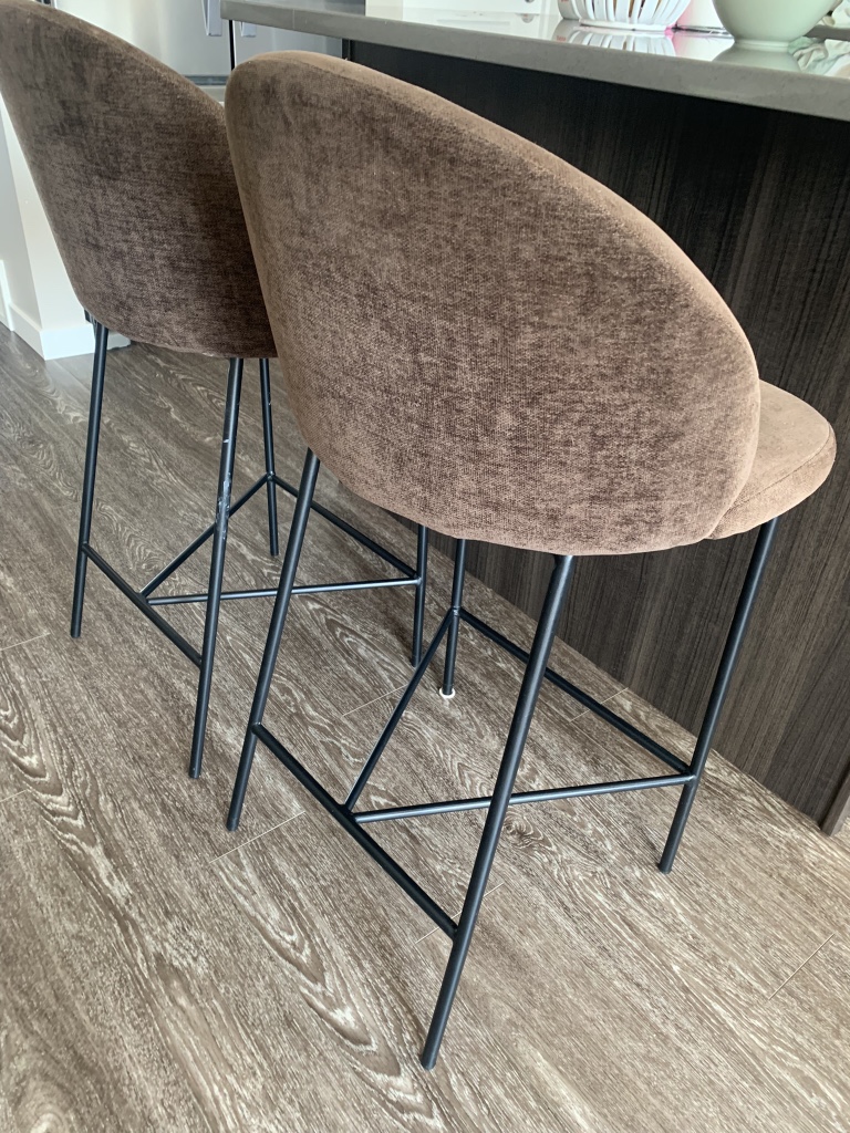 Pair of Brown Bar Stools - photo 4