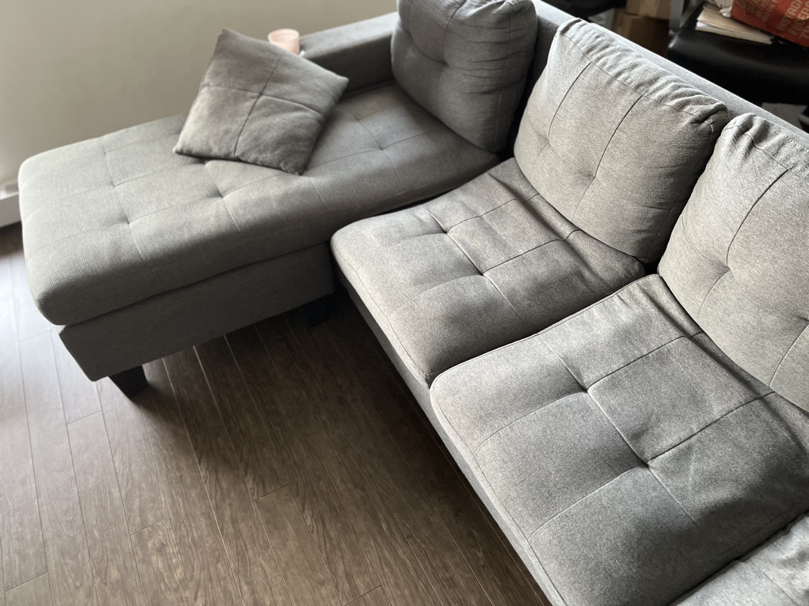 Grey Sectional Sofa - photo 4