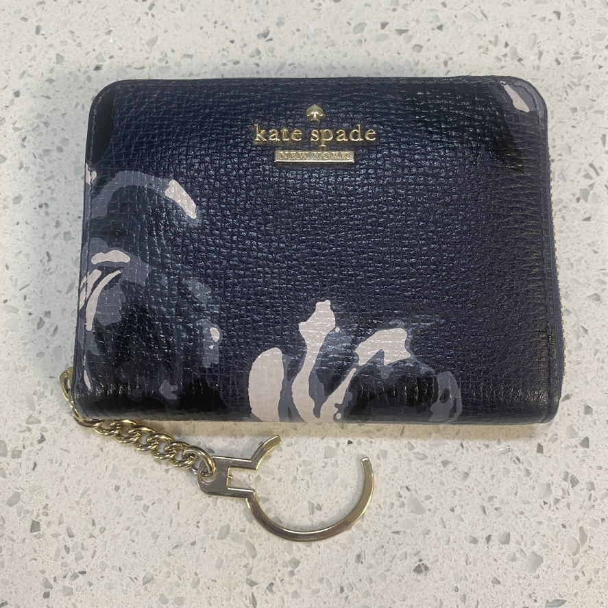 Kate Spade Floral Zip Around Wallet thumbnail