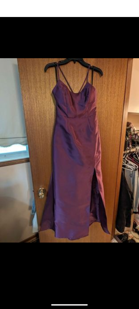 Purple prom dress