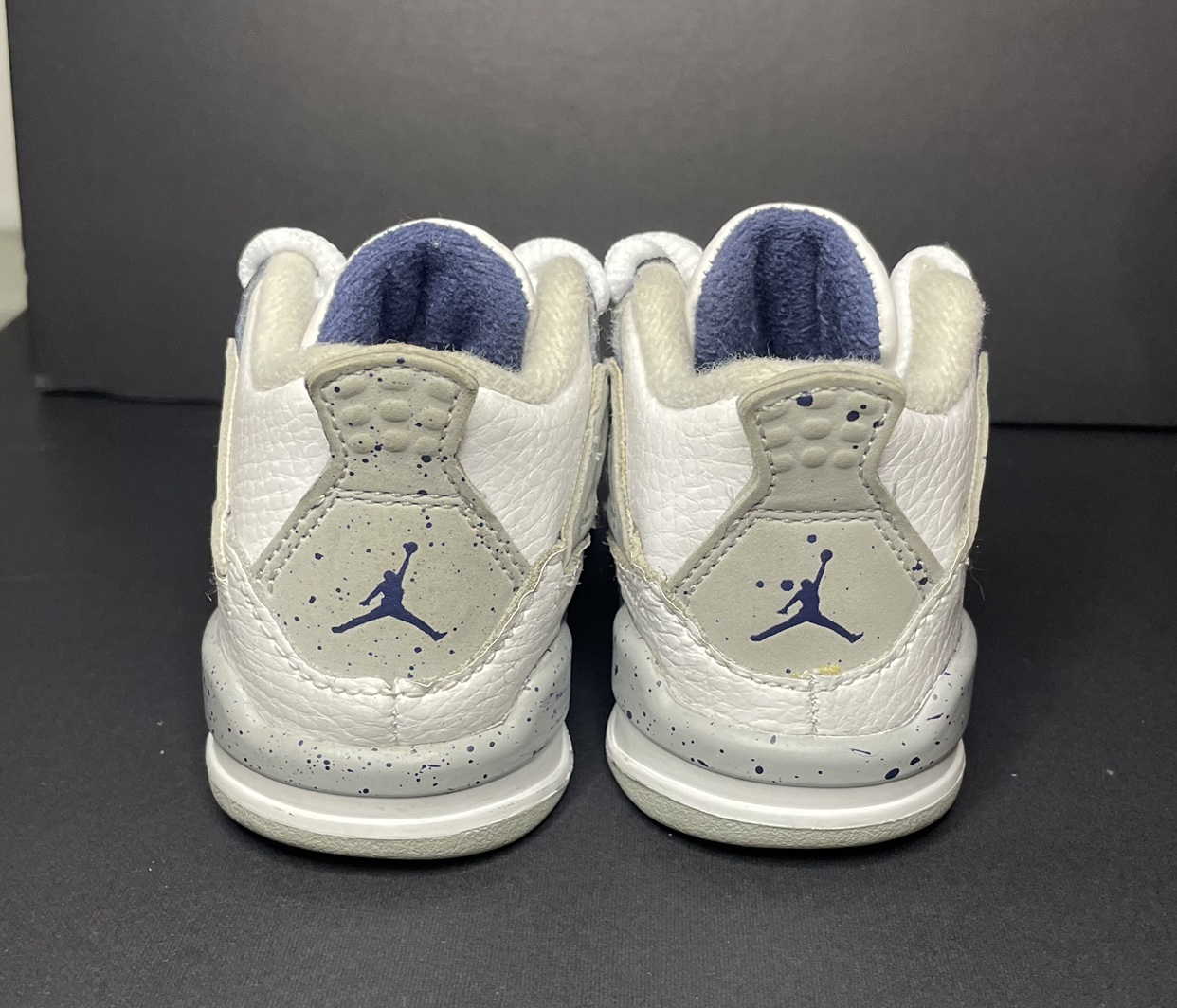 Used Air Jordan 4 Retro Baby Shoes size US4c - photo 4