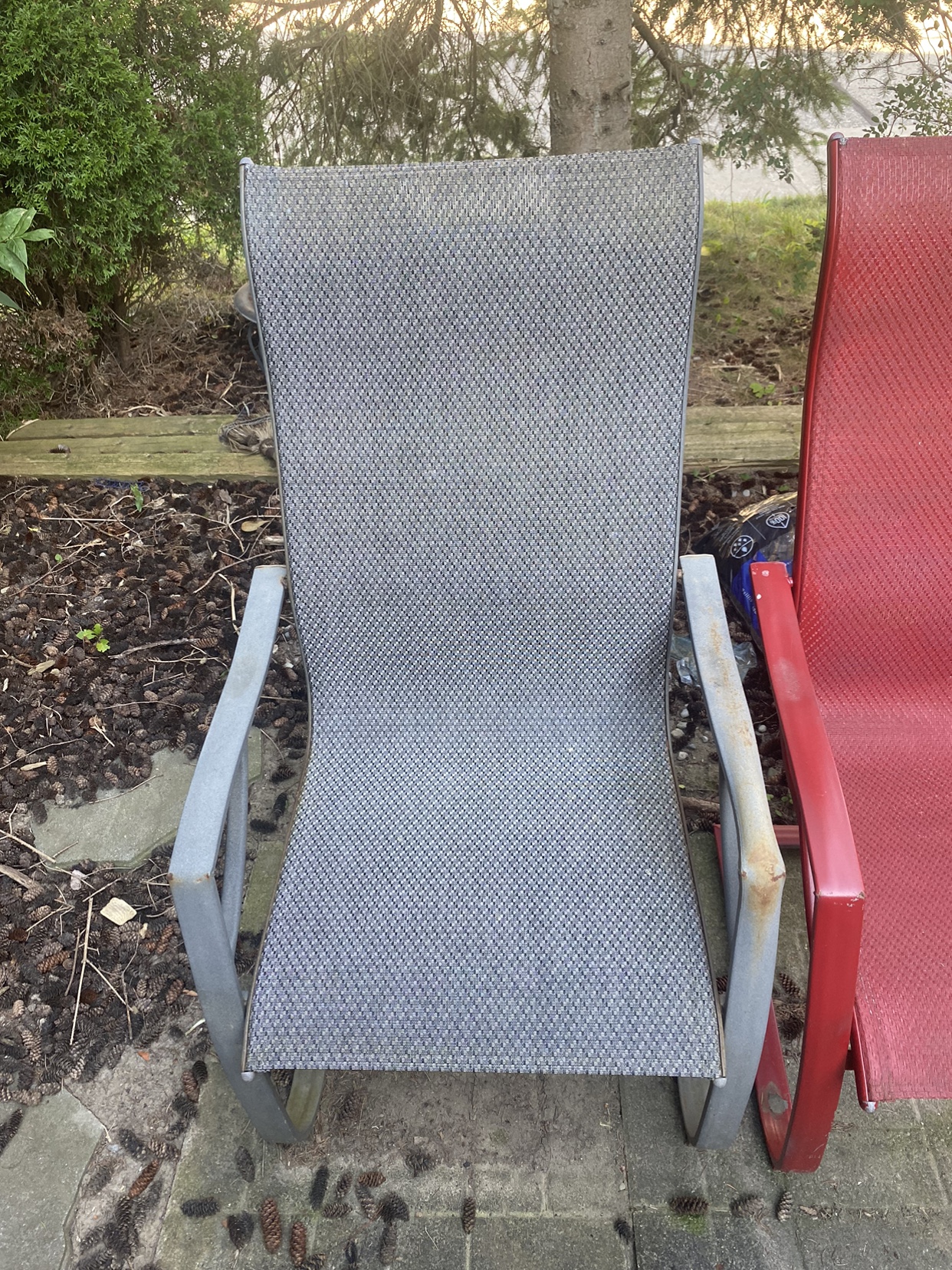 Set of 4 Patio Chairs - photo 2