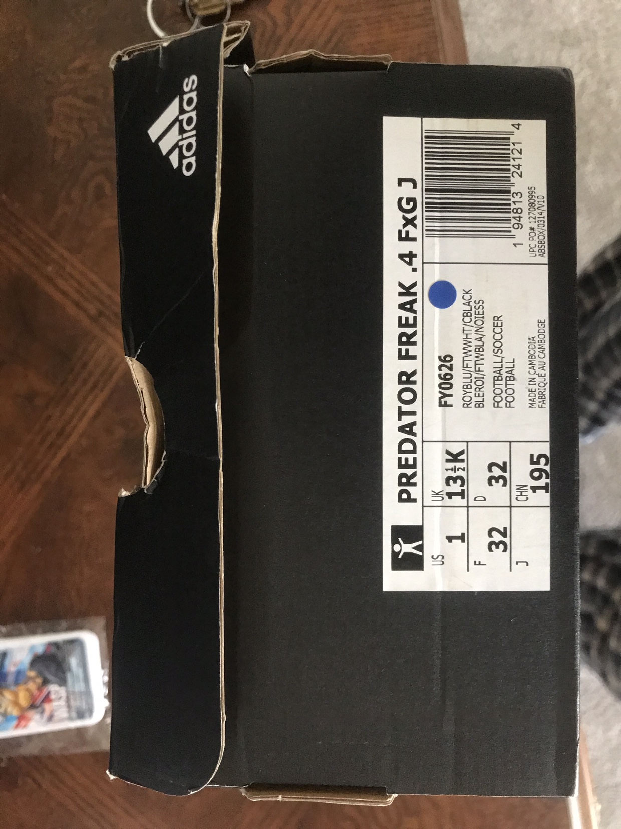 BNIB Adidas Predator .4 soccer kids cleats - photo 2