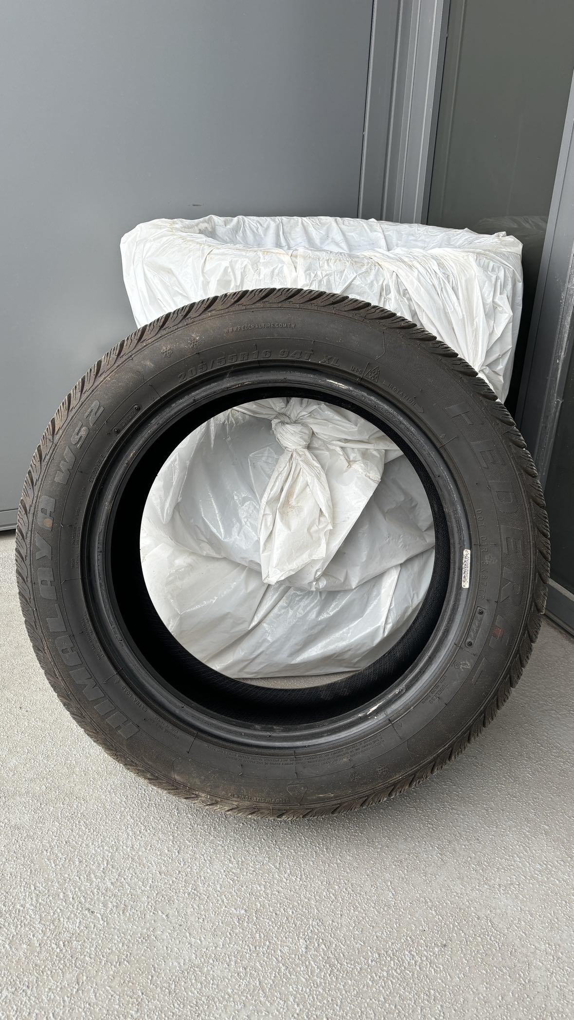 Winter Tires with Good Tread Depth