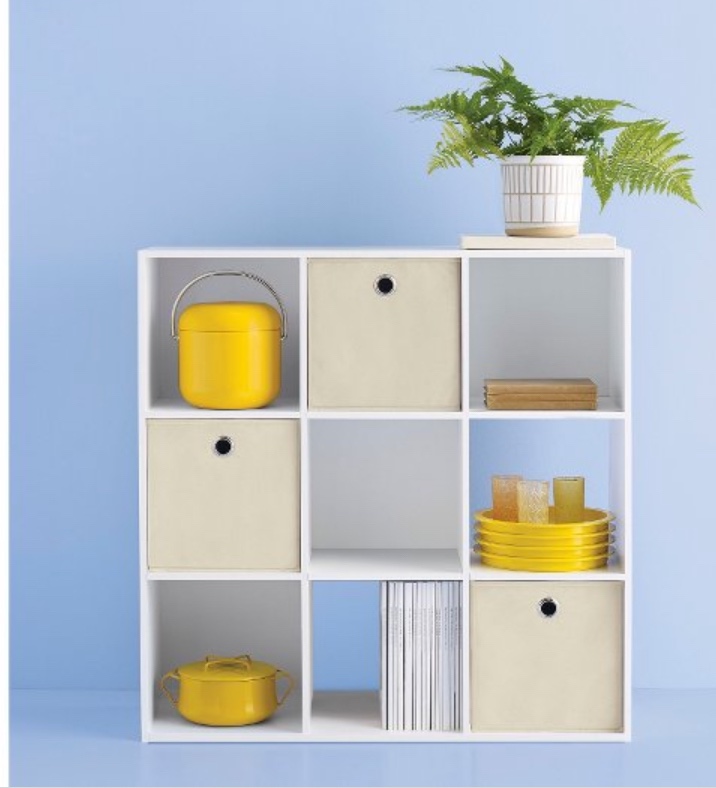 White Cube Storage Shelf