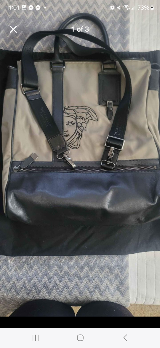 weekend  bag versace