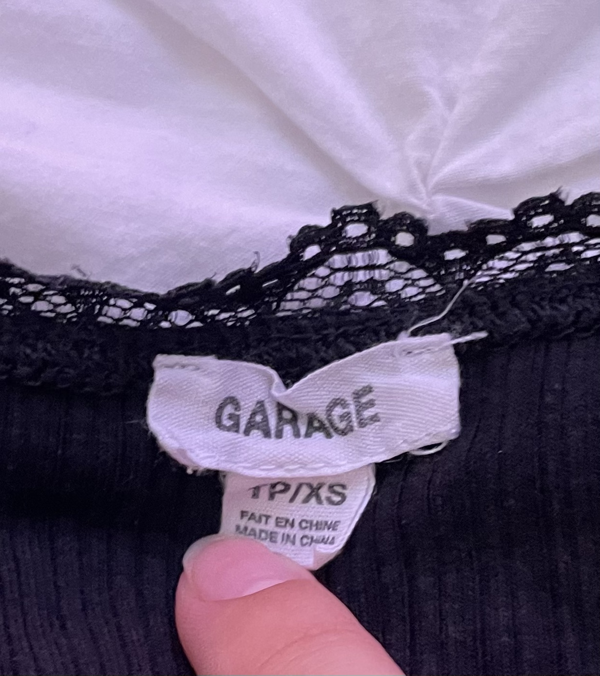 Black Lace Longsleeve Top - photo 3
