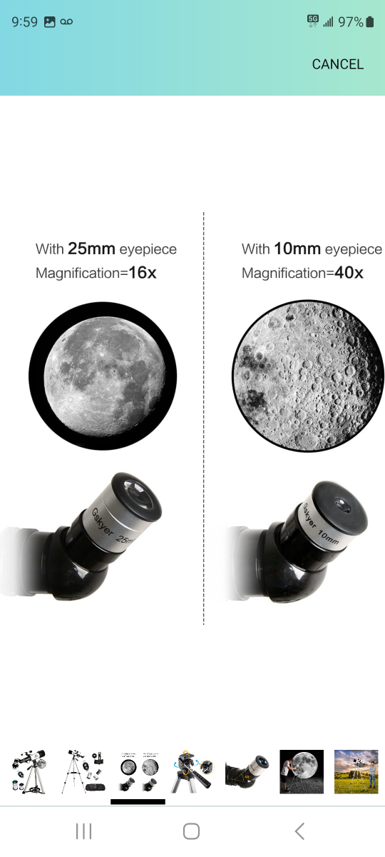 Brand new telescope image indicator(2)