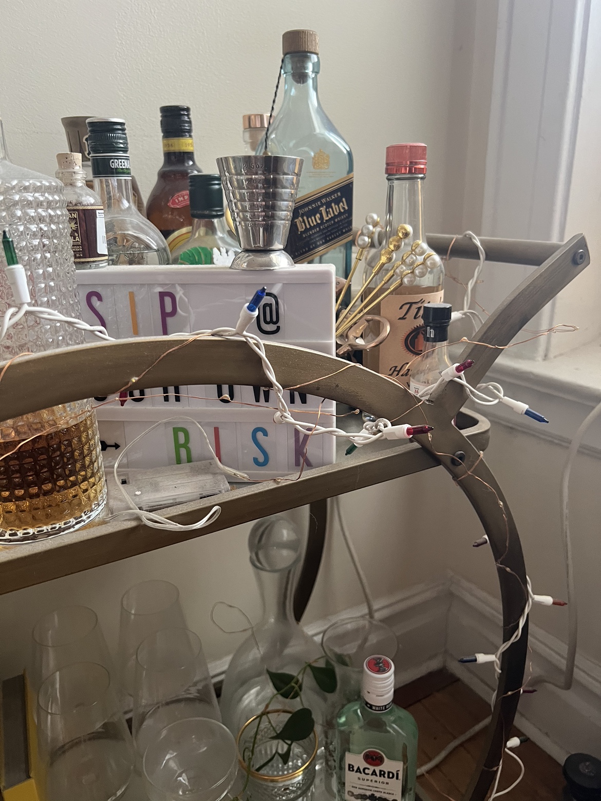 Modern Gold Bar Cart - photo 3