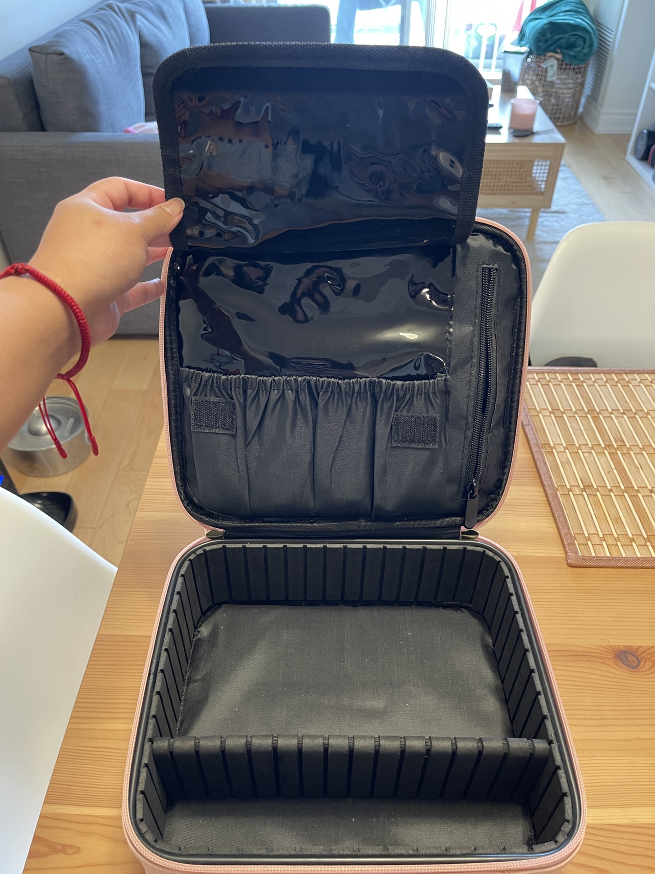 Pink Travel Makeup Bag - photo 5