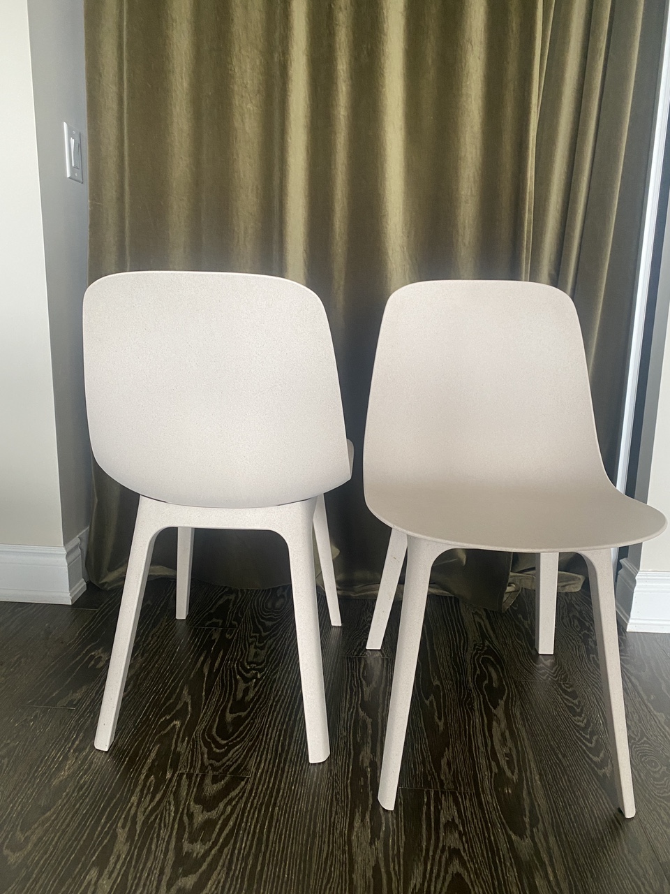 Set of Two IKEA Odger dining chairs - photo 3