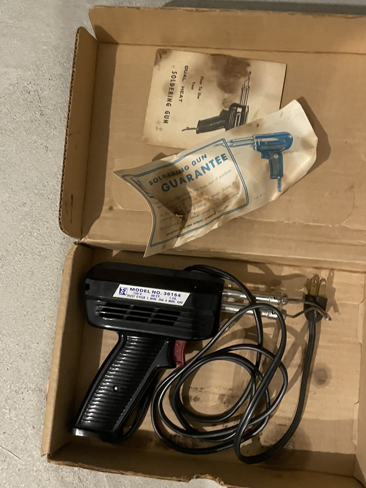 Soldering gun electric - photo 2