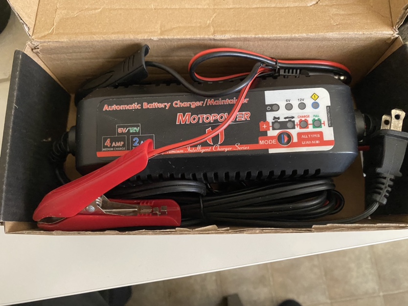 Motopower tricycle charger