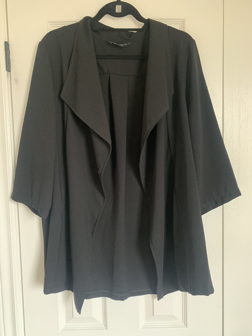 Dorothy Perkins Black top/ Blazer size XL thumbnail