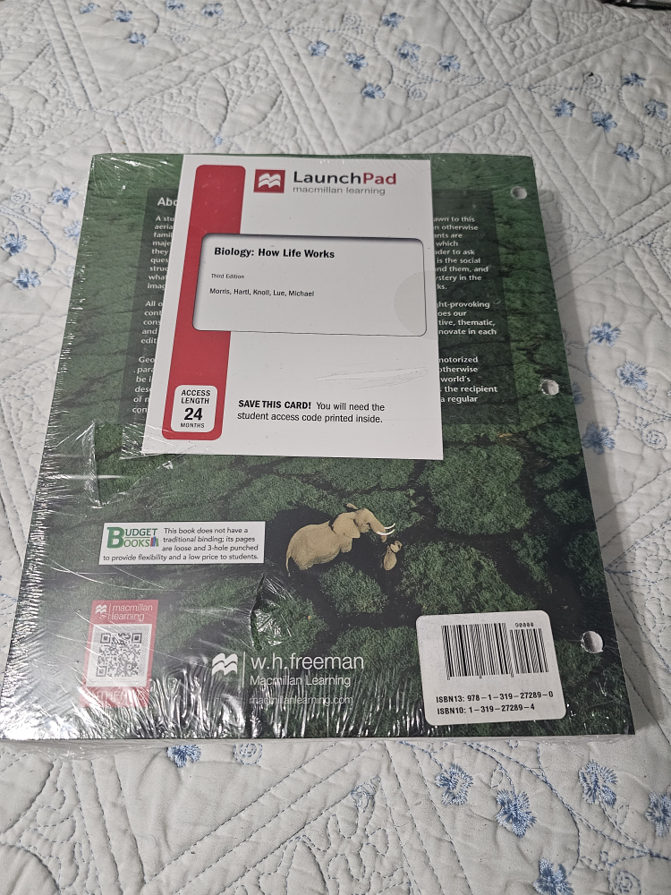 BIOA01/A02 UTSC BIOLOGY HOW LIFE WORKS 3rd ed - photo 2