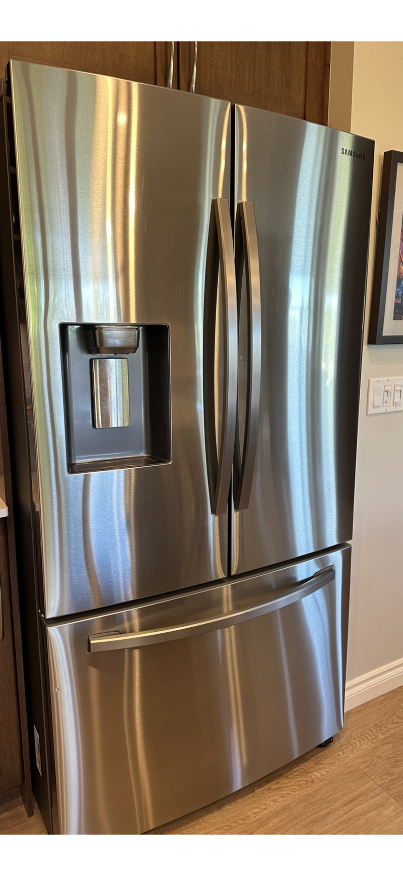 Samsung 36” RF28R6201SR refrigerator for sale