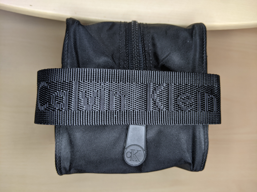 Calvin Klein CK Toiletry Shaving Kit Pouch Travel Cosmetic Bag image indicator(9)