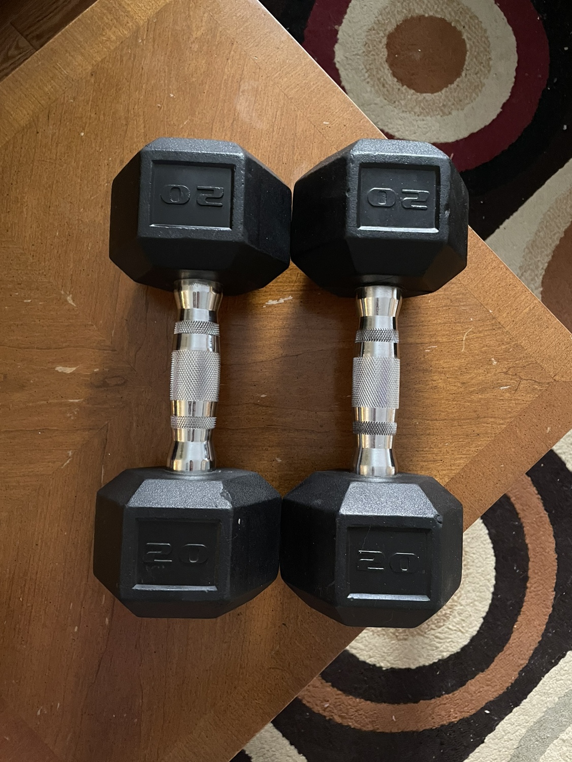 X2 20lb Dumbbell Hexagon Weights - photo 2
