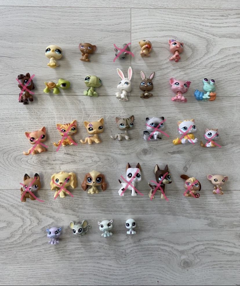 Littlest Pet shops animals and accessories