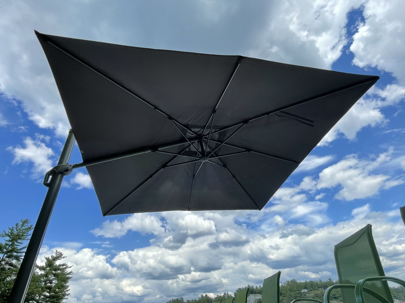 Outdoor Umbrella with Base - photo 5
