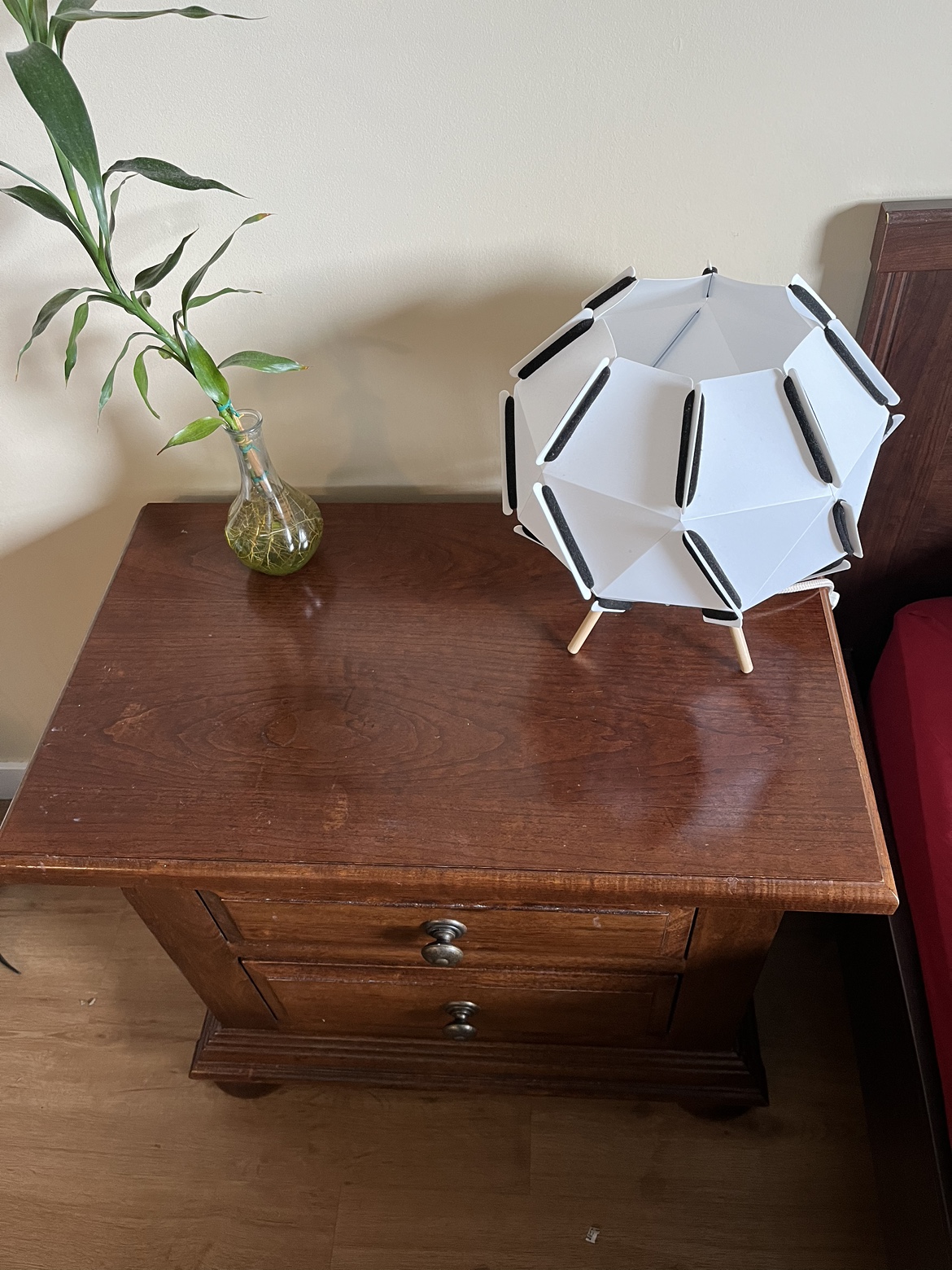 Wooden Nightstand - photo 3