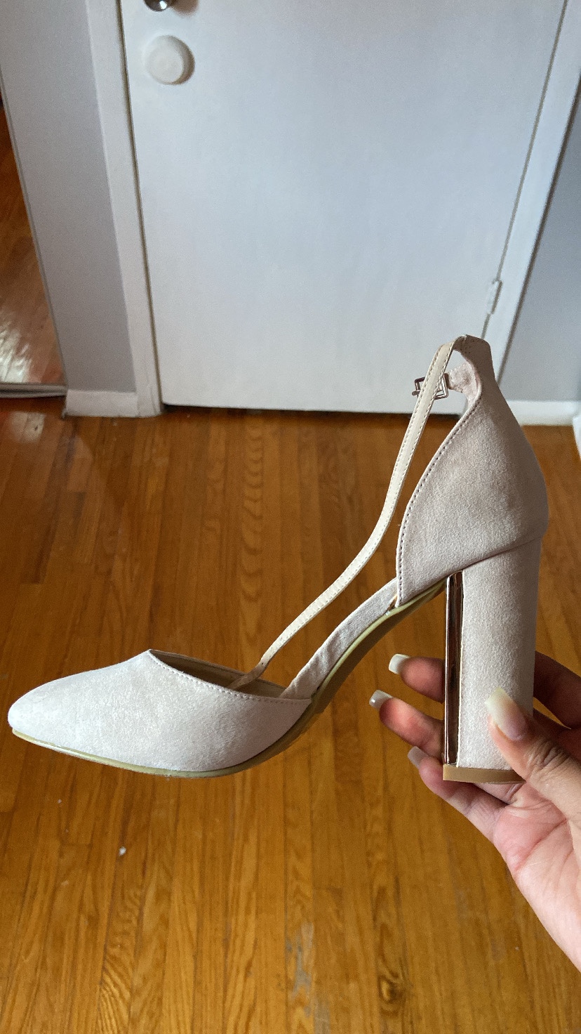 Beige Ankle Strap Heels image indicator(4)
