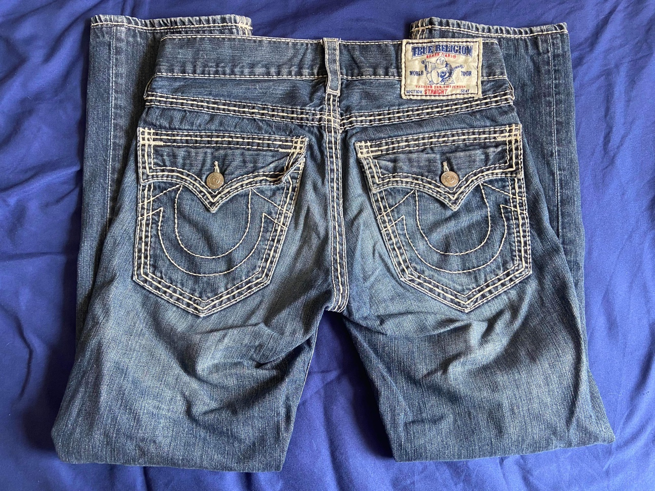 Men’s True Religion Jeans MB3 Ricky Straight Fit image indicator(4)