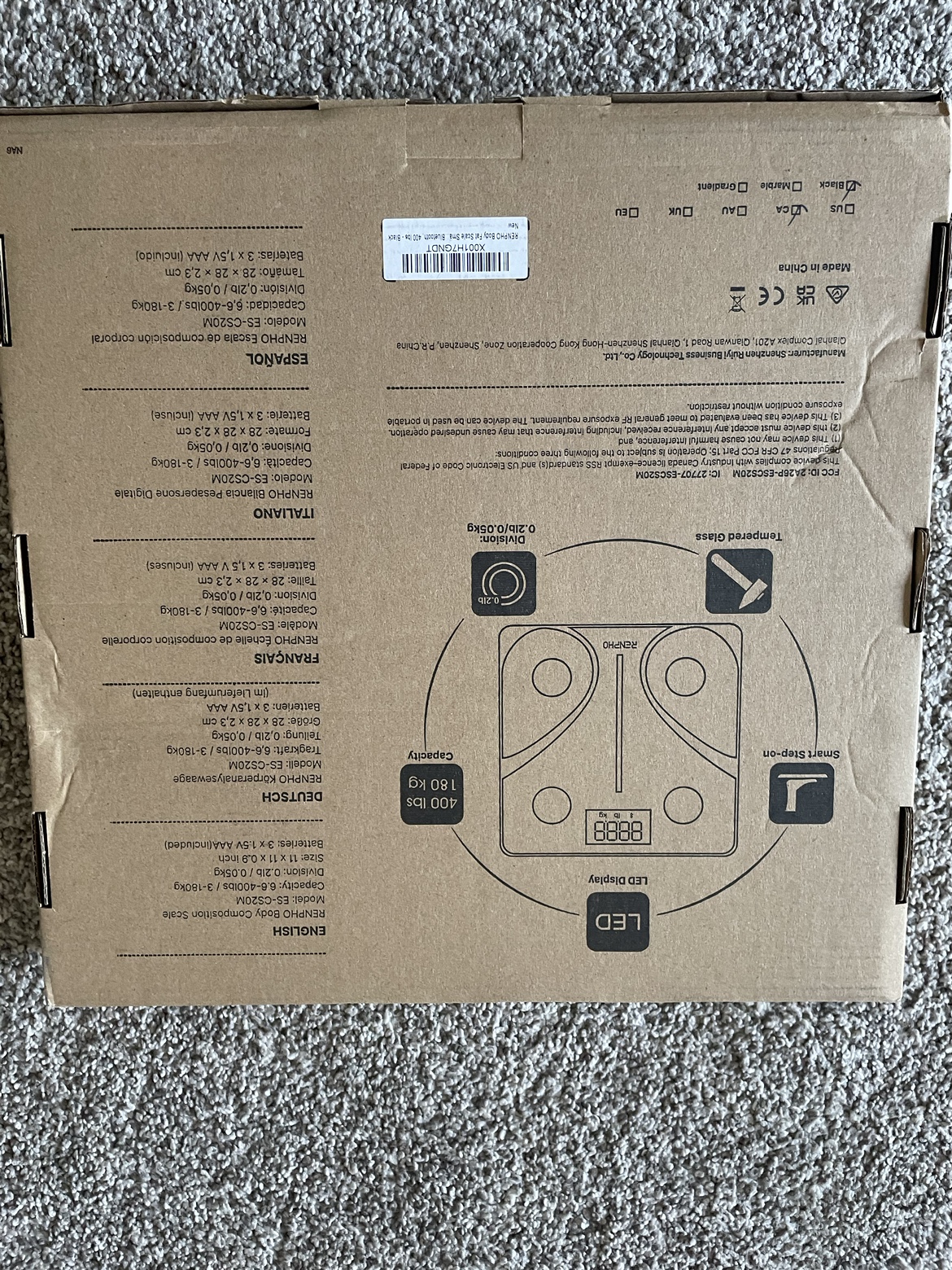 Renpho body weighing scale - photo 4