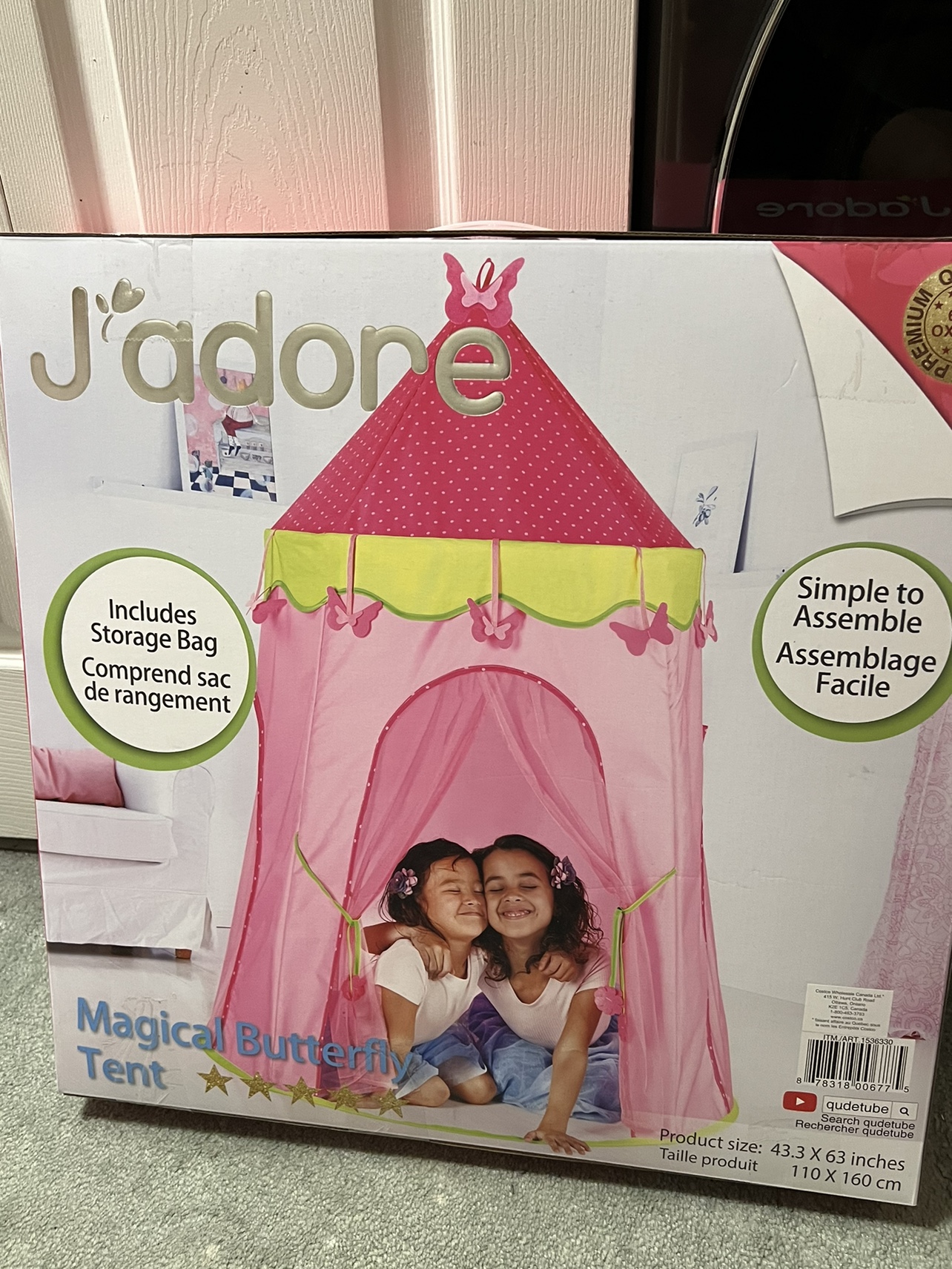 J'adore Magical Butterfly Play Tent