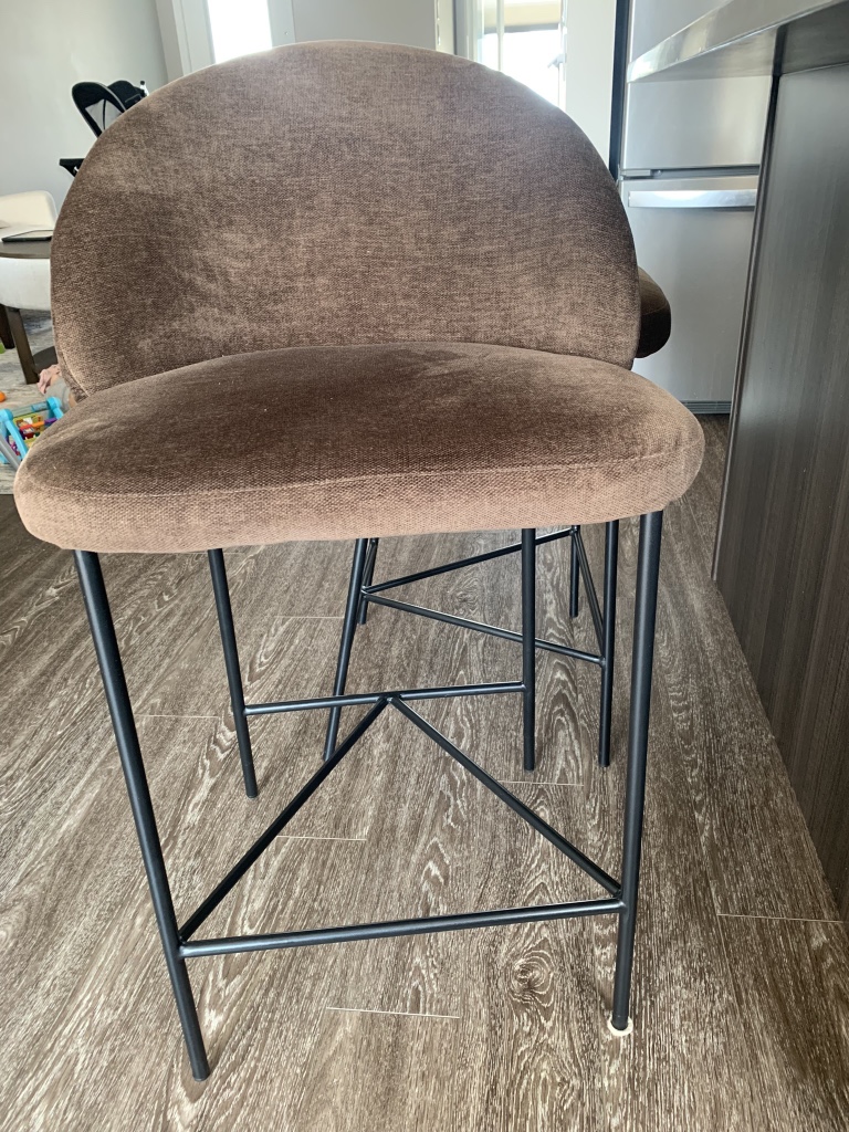 Pair of Brown Bar Stools - photo 5