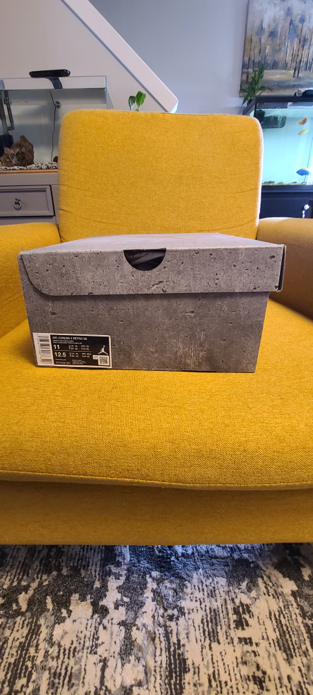 Jordan 4 Paris/ Wet Cement