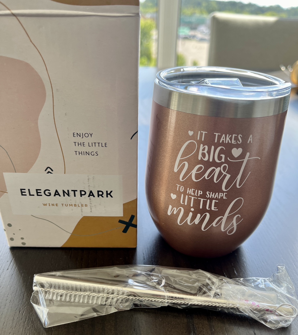 🧡Teacher gift-Elegant Park Wine Tumbler-Teacher gift