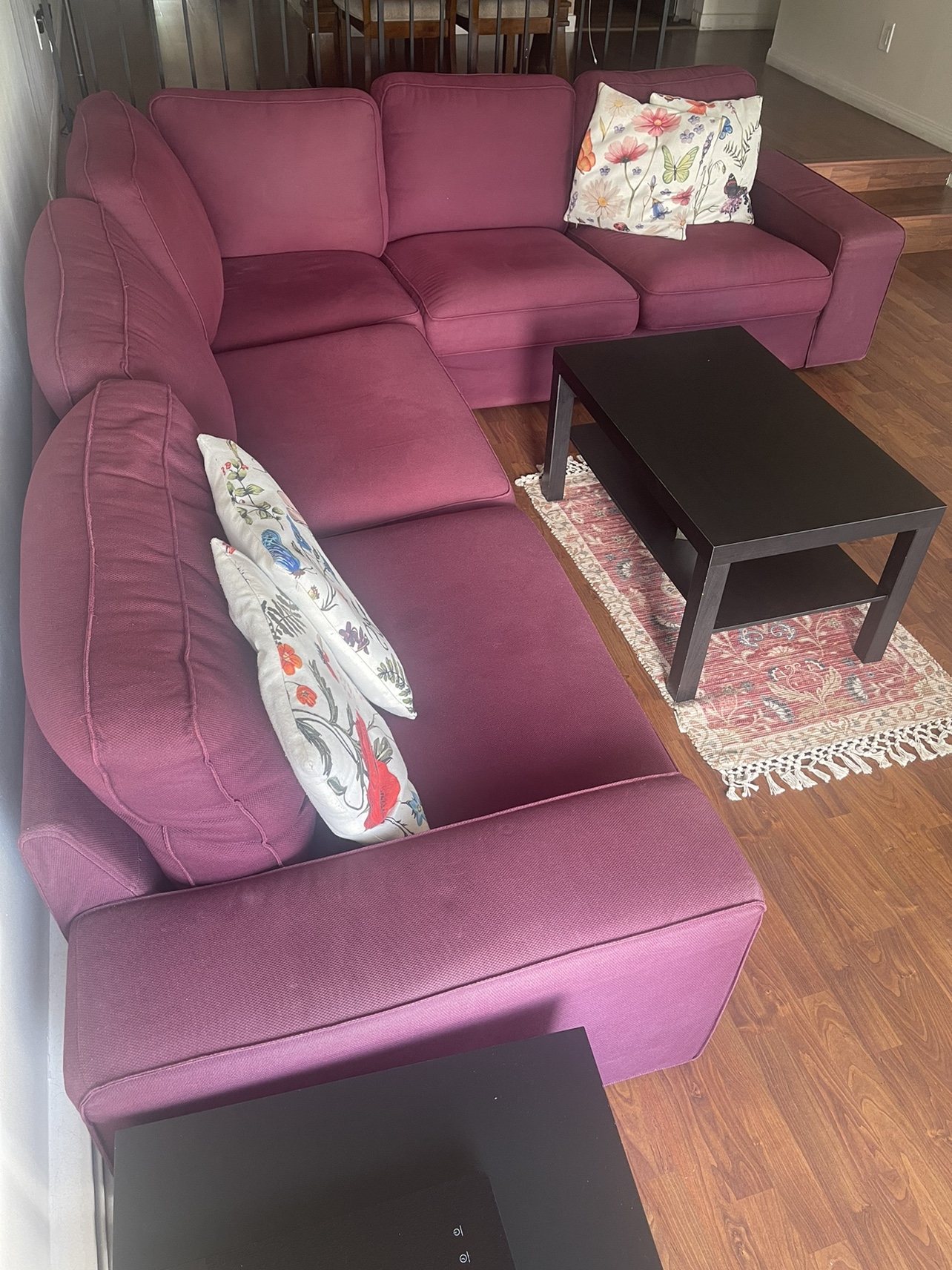 Purple Sectional Sofa