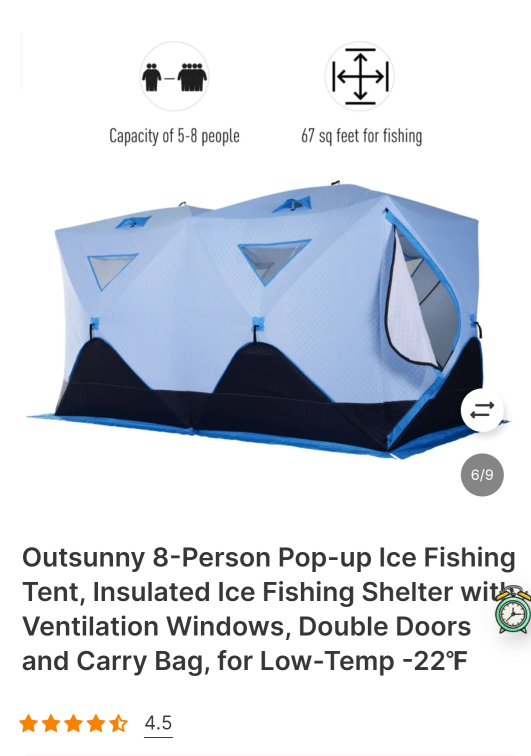 Ice fishing Tent ⛺️ image indicator(2)