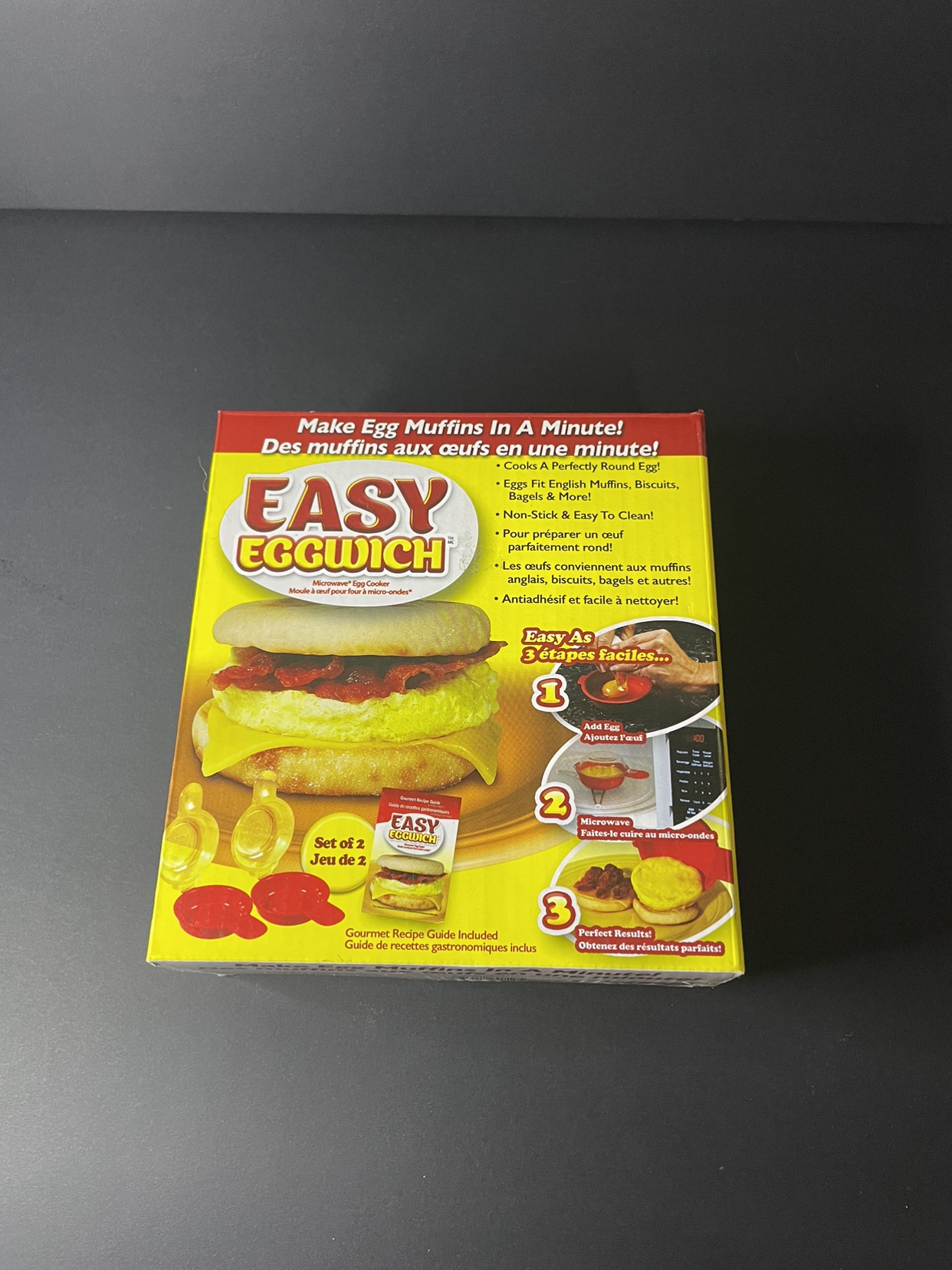 New Easy Eggwich Microwave Egg Cooker